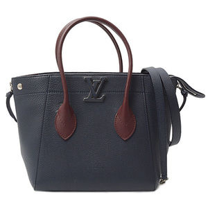 Louis Vuitton Freedom Tote Bag Leather Navy